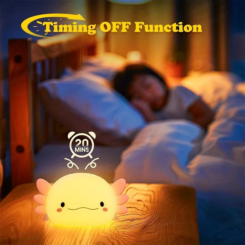 DreamAxolotl Silicone Night Light